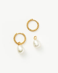 Ripple Oversized Stud Earrings | 18k Gold Plated